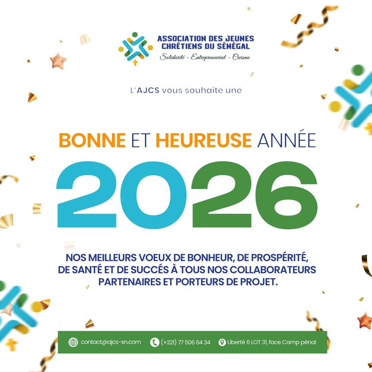 Communications, visuels et messages de l'AJCS — 2026 — 2 janvier 2026