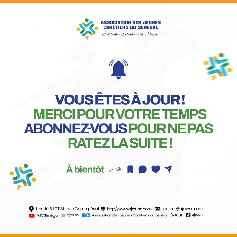 Communications, visuels et messages de l'AJCS — 2026 — 5 février 2026